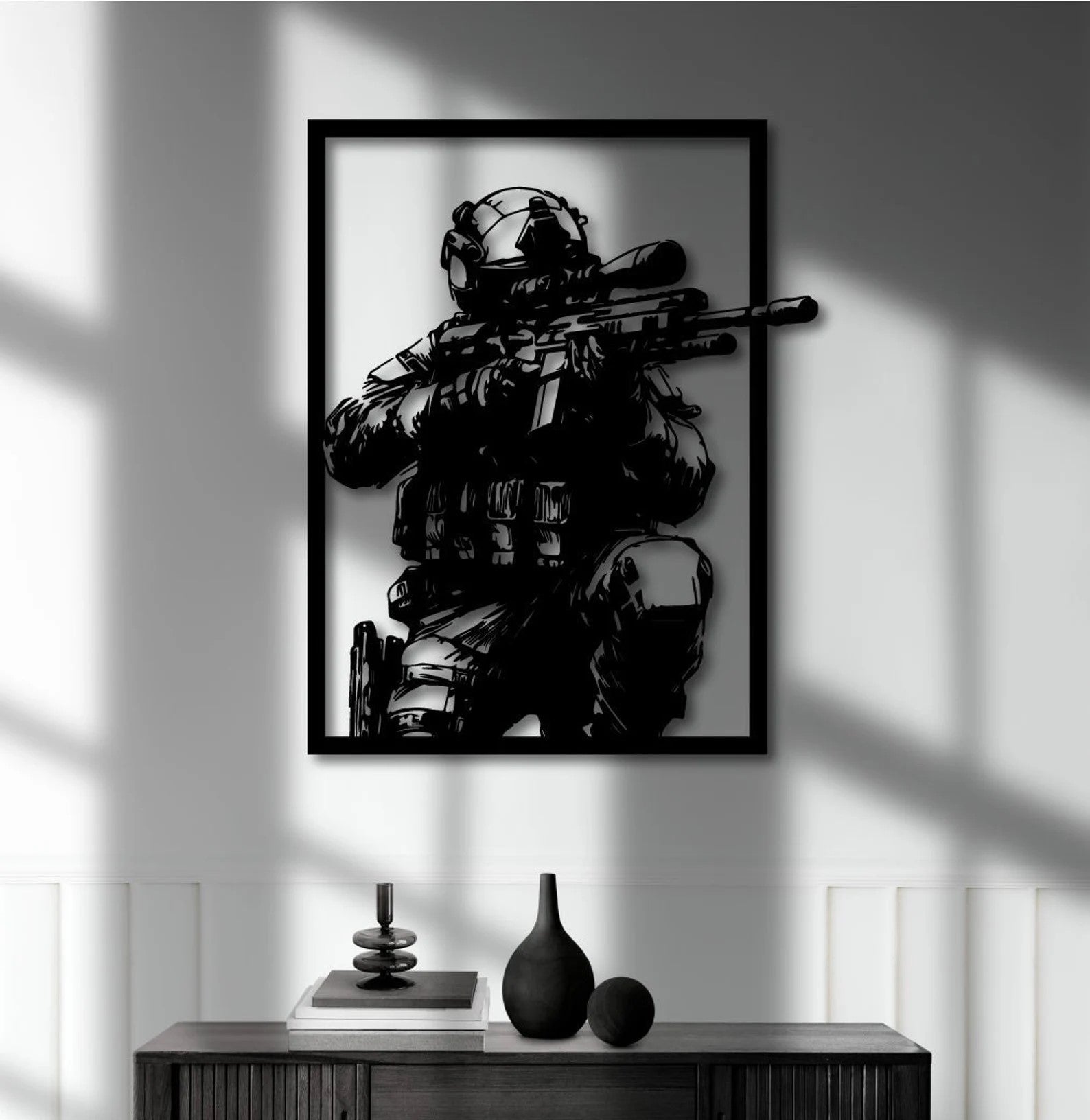 Tactical Soldier Wall Art